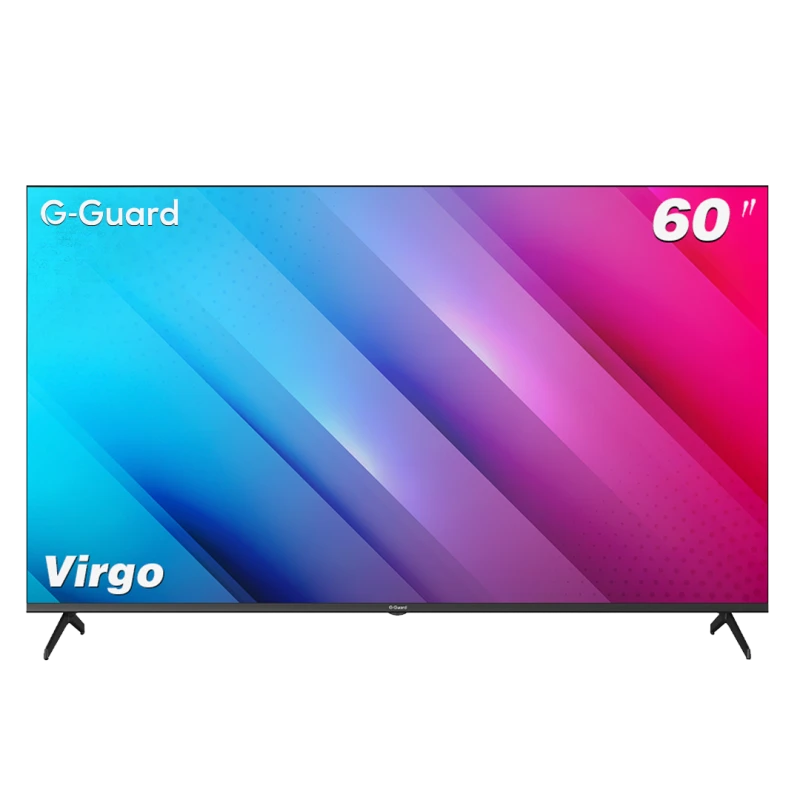تلفزيون جي-جارد فيرجو سي جي 60 بوصة ذكي 4K UHD، تصميم بدون إطار، دولبي فيجن، HDR10+، نظام تشغيل جوجل تي في - جي-جارد